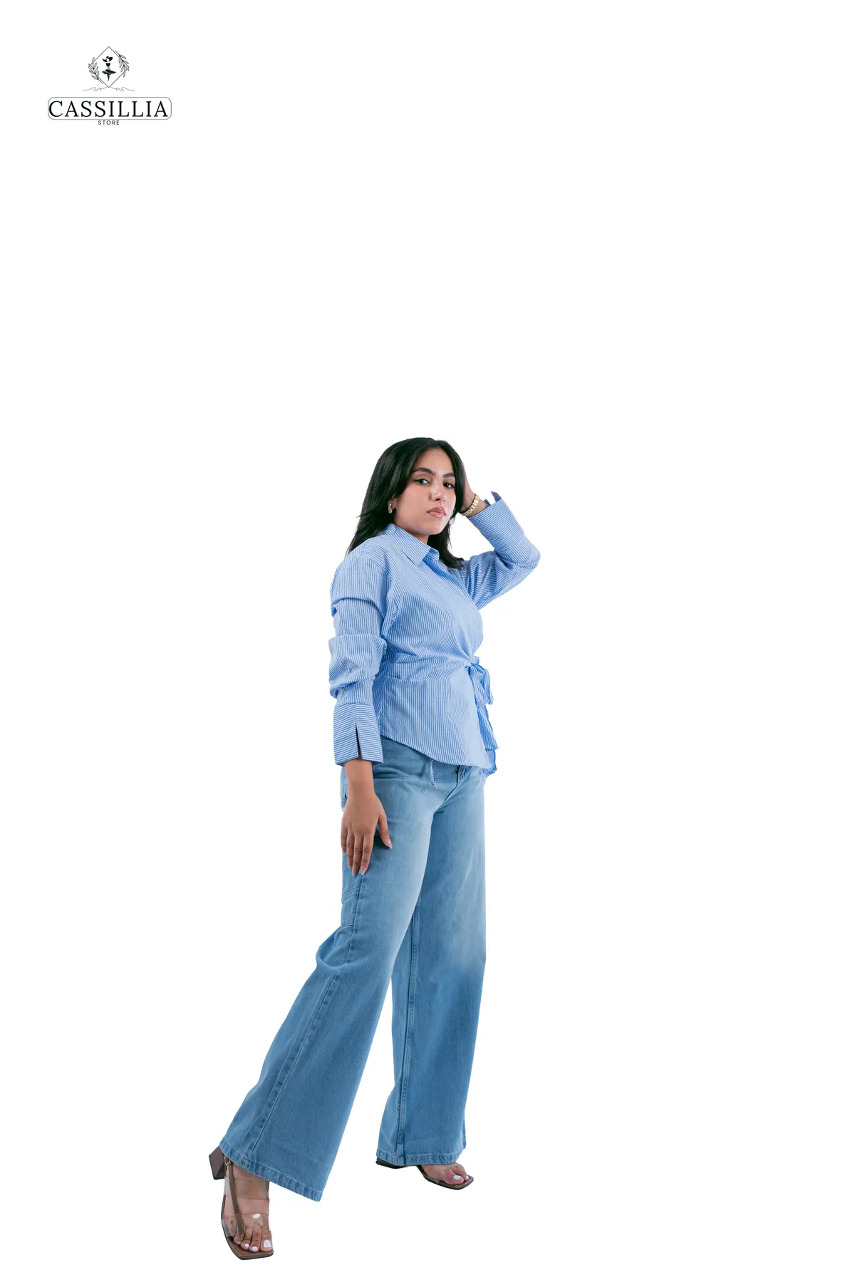 Strass Wrap Blouse - View 4