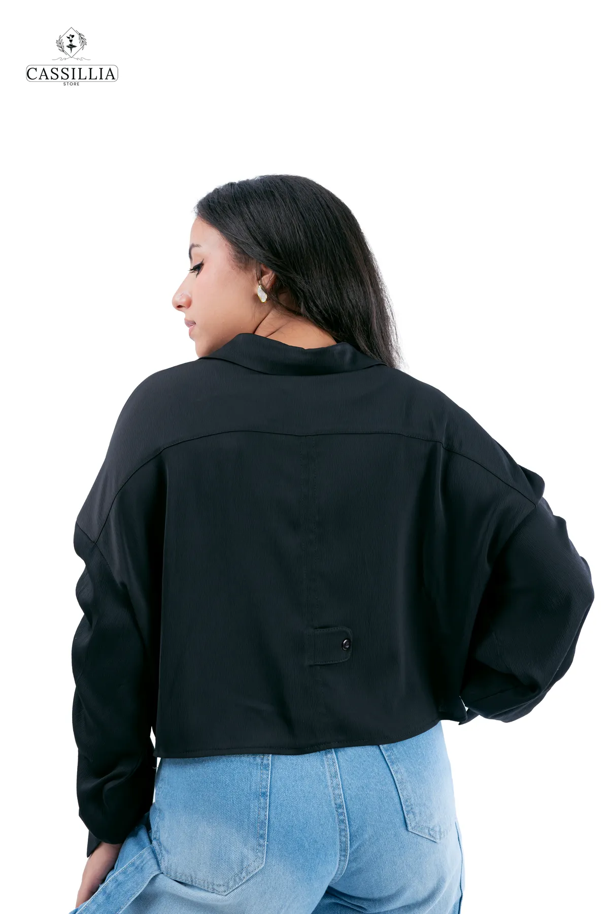 Short Satin Shirt  - View 10
