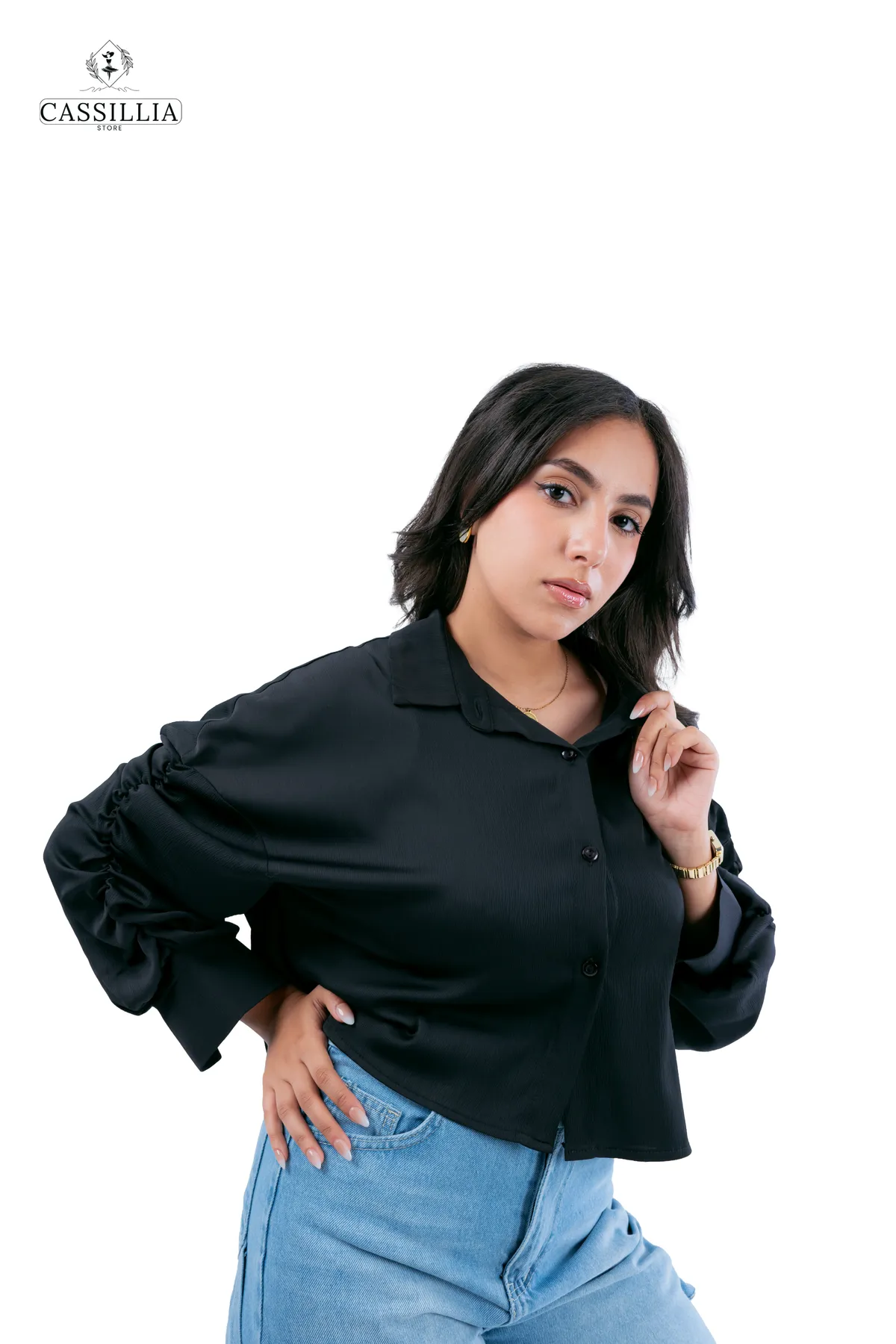 Short Satin Shirt  - View 13