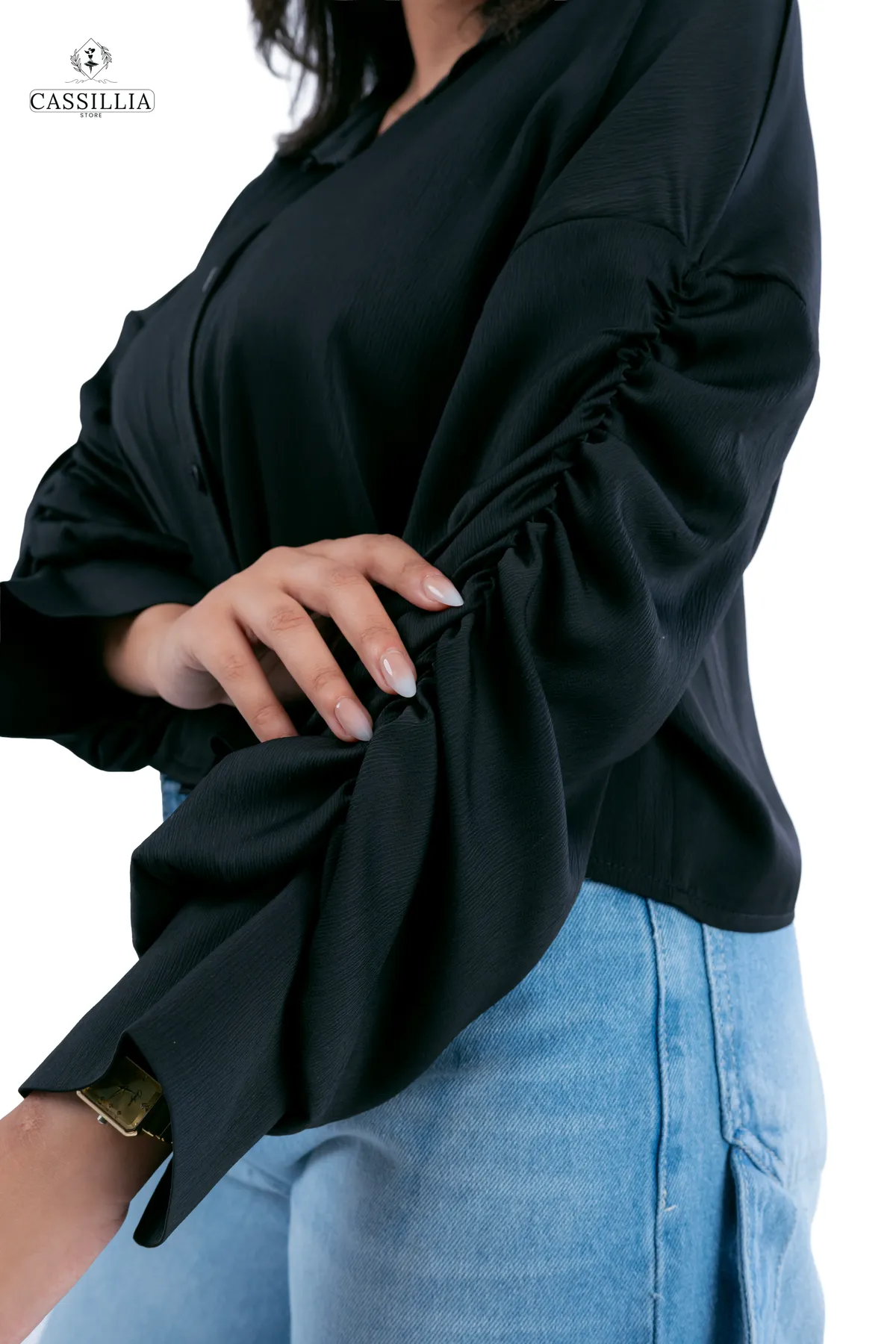 Short Satin Shirt  - View 22