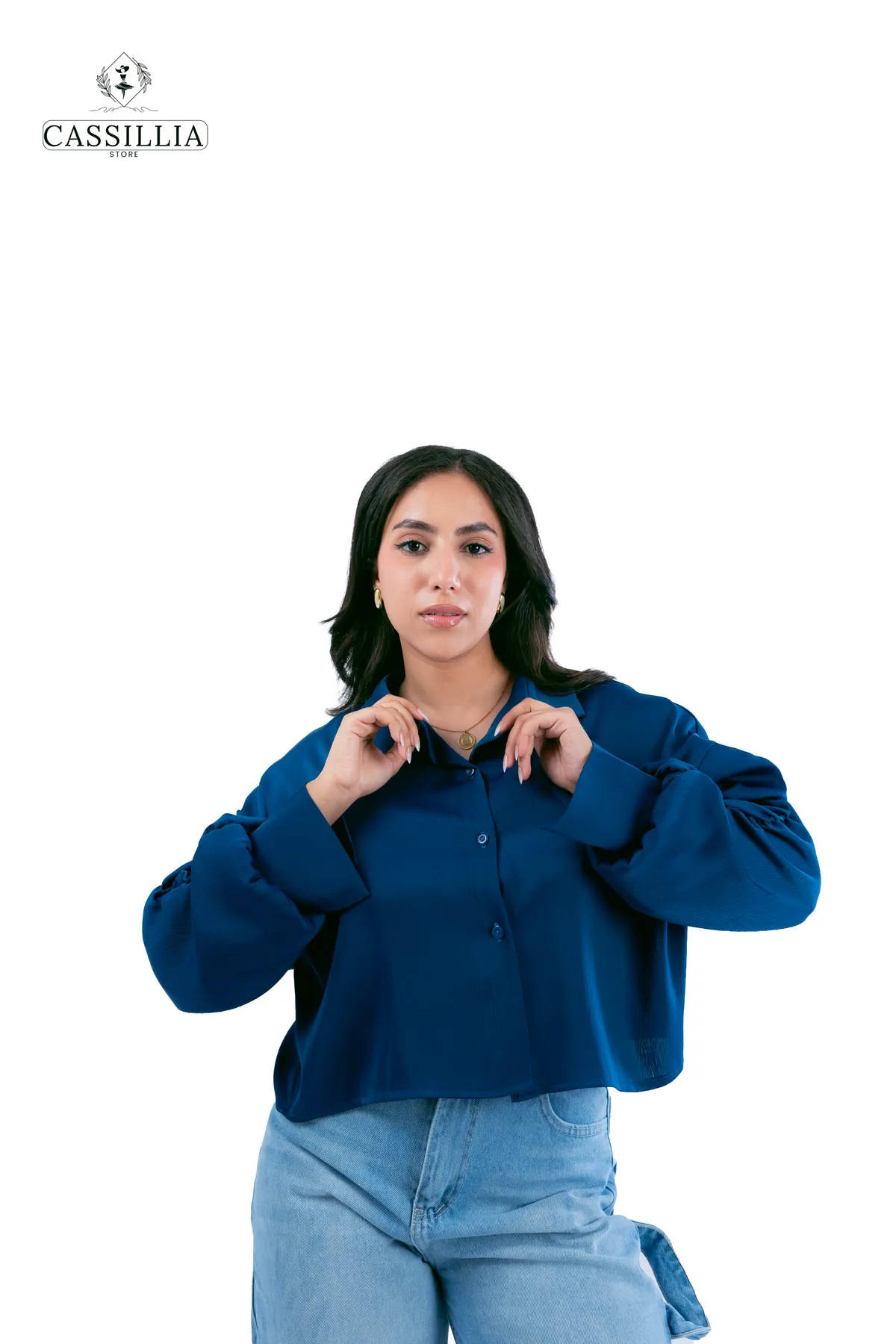Short Satin Shirt  - View 4