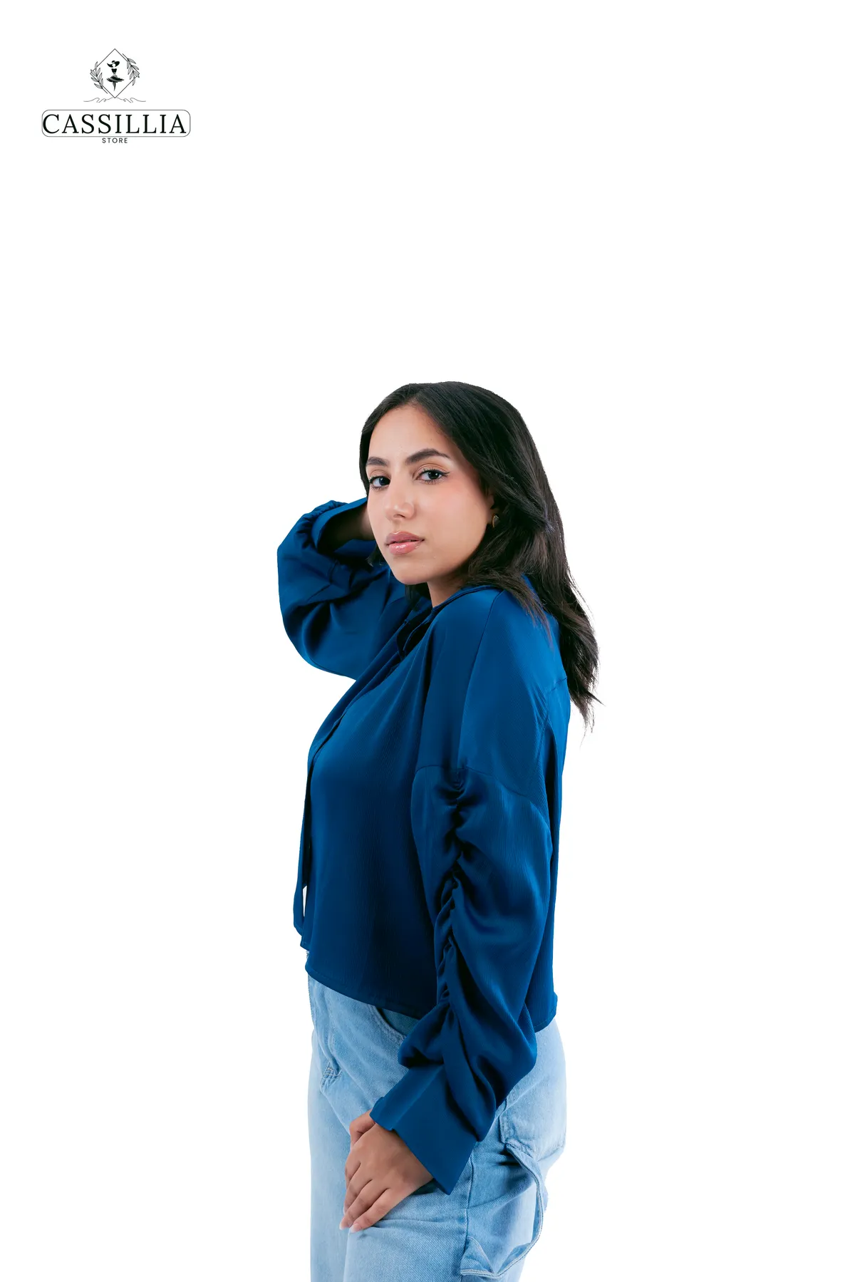 Short Satin Shirt  - View 8
