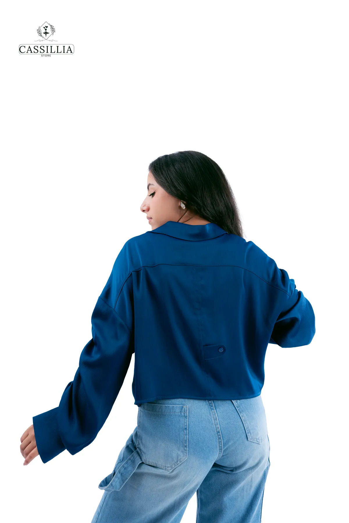 Short Satin Shirt  - View 12