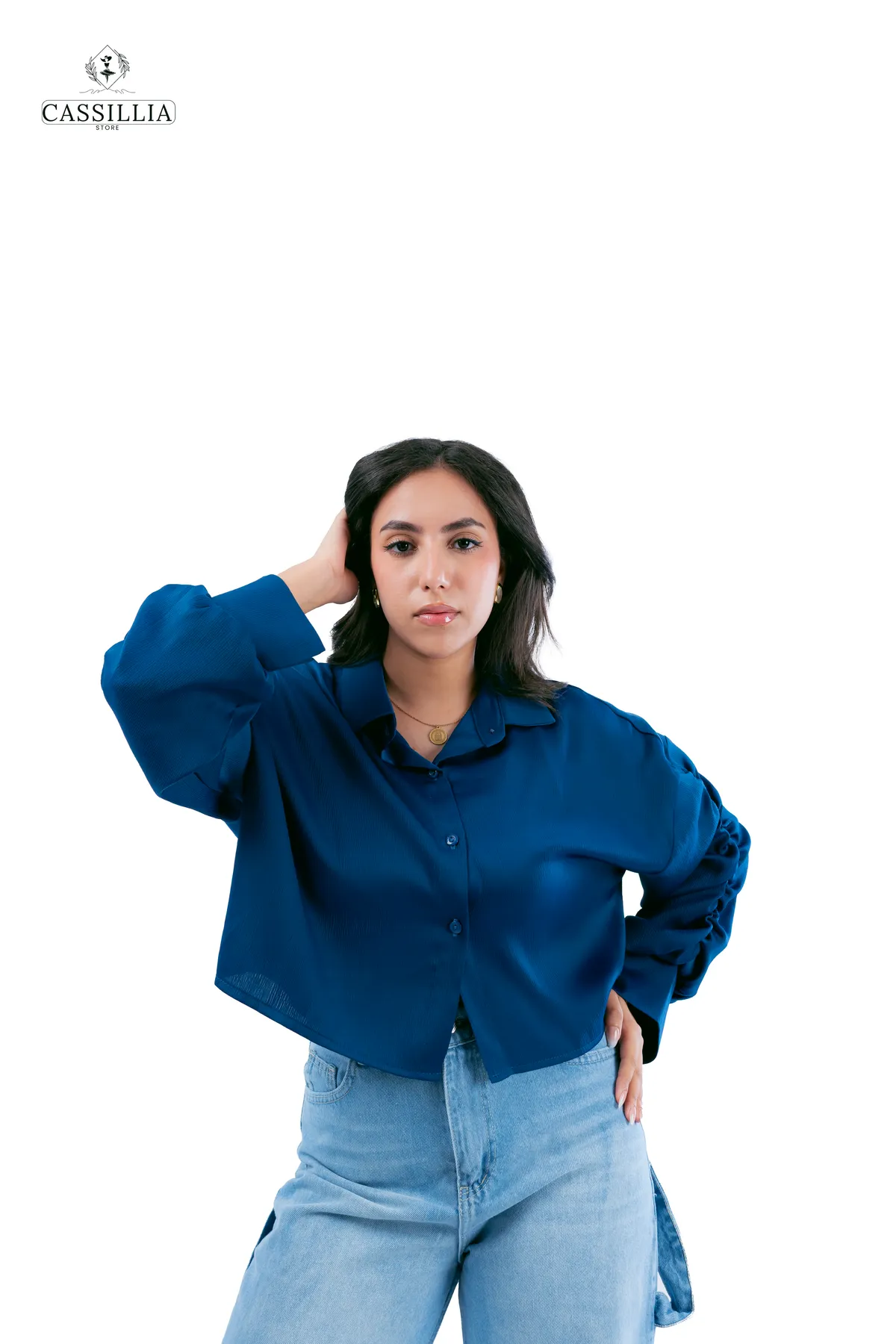 Short Satin Shirt  - View 18