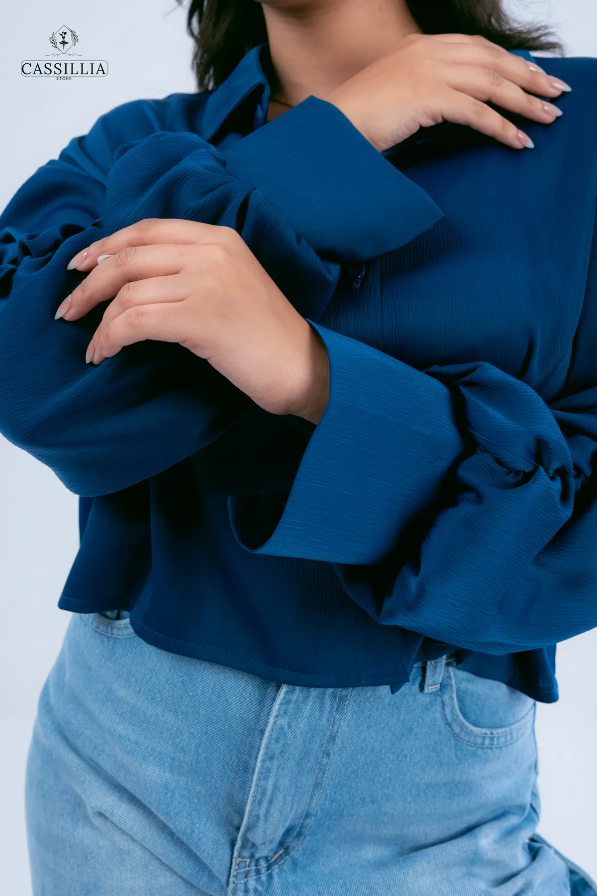 Short Satin Shirt  - View 24