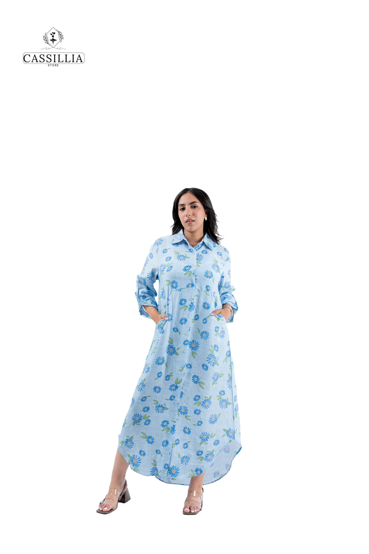 linen dress - View 2