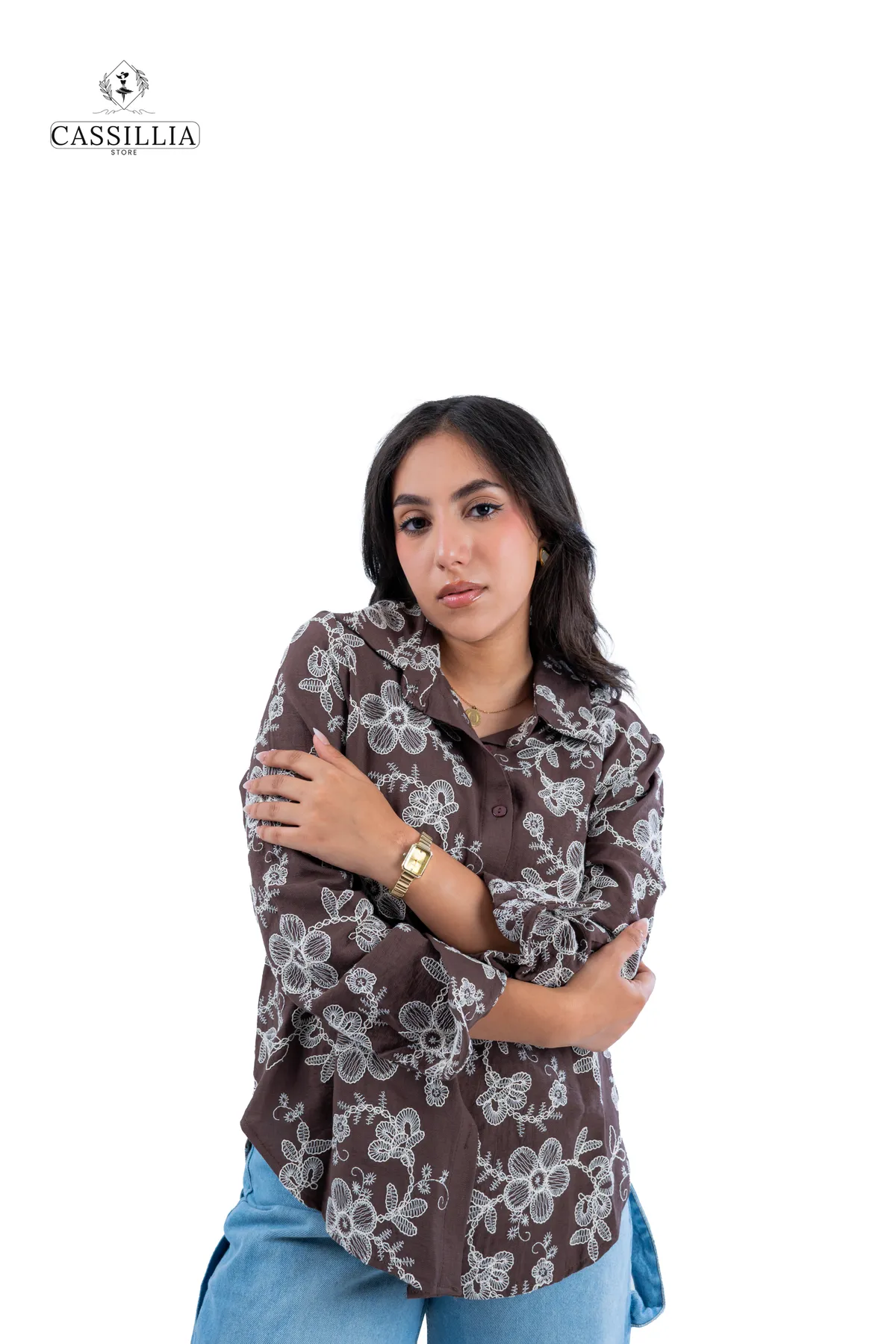 Embroidered Linen Shirt  - View 19
