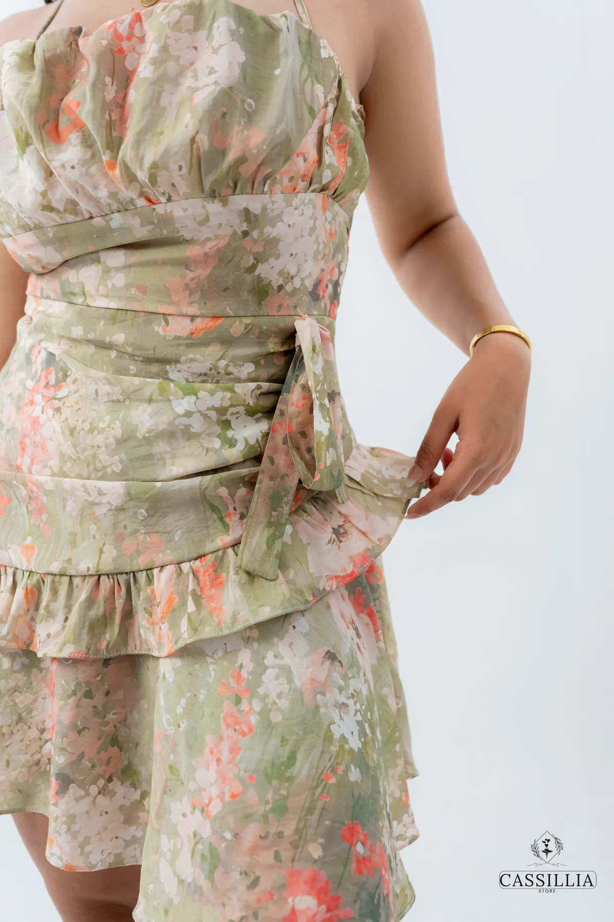 Short Floral Dress - View 16