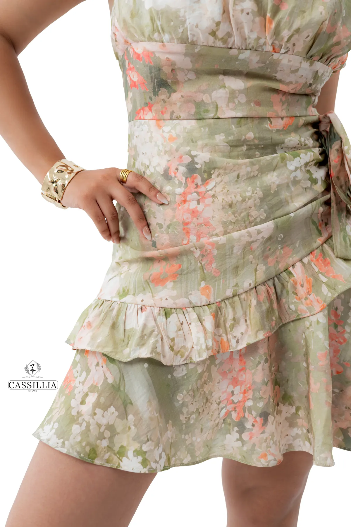 Short Floral Dress - View 18