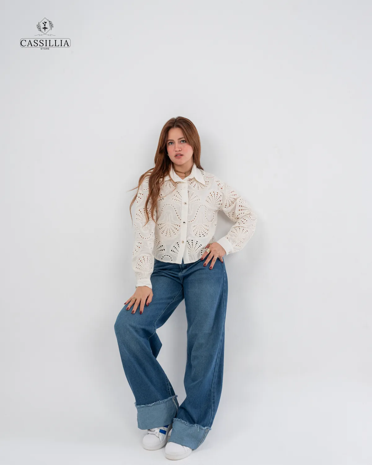 Embroidered Linen Shirt - View 1