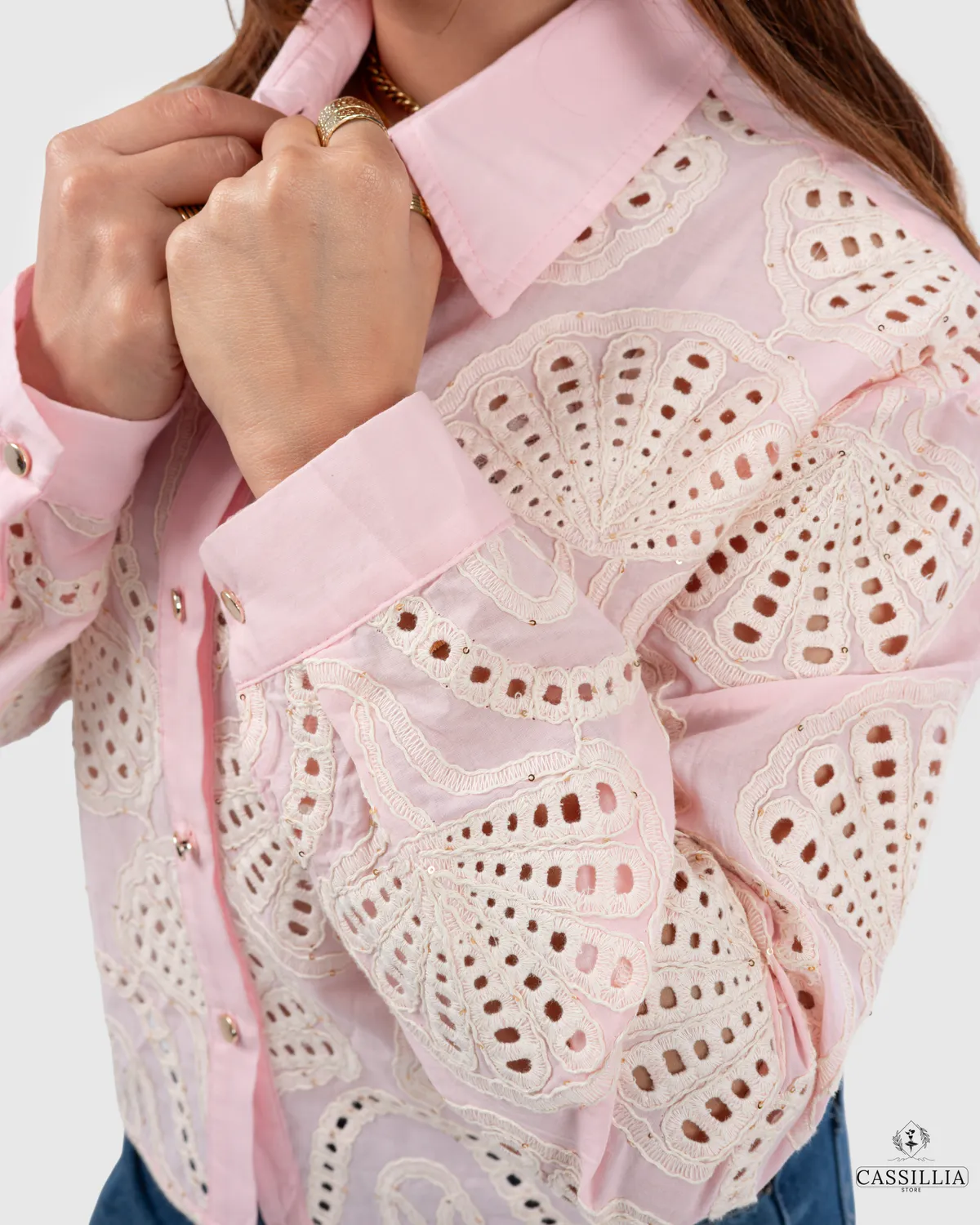 Embroidered Linen Shirt - View 5