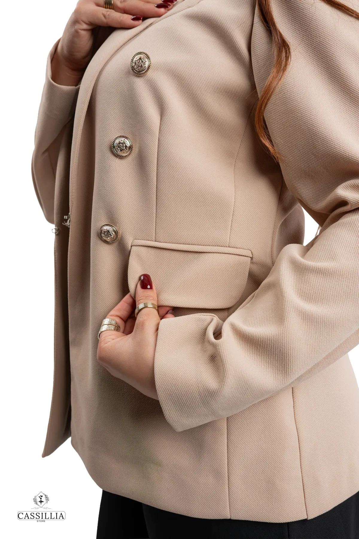 Three-Button Scuba Blazer - View 30