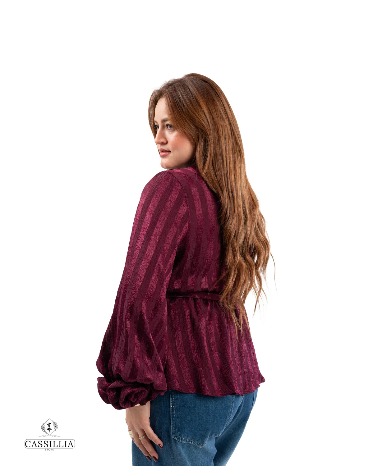 Floral Blouse With sleeves - View 3