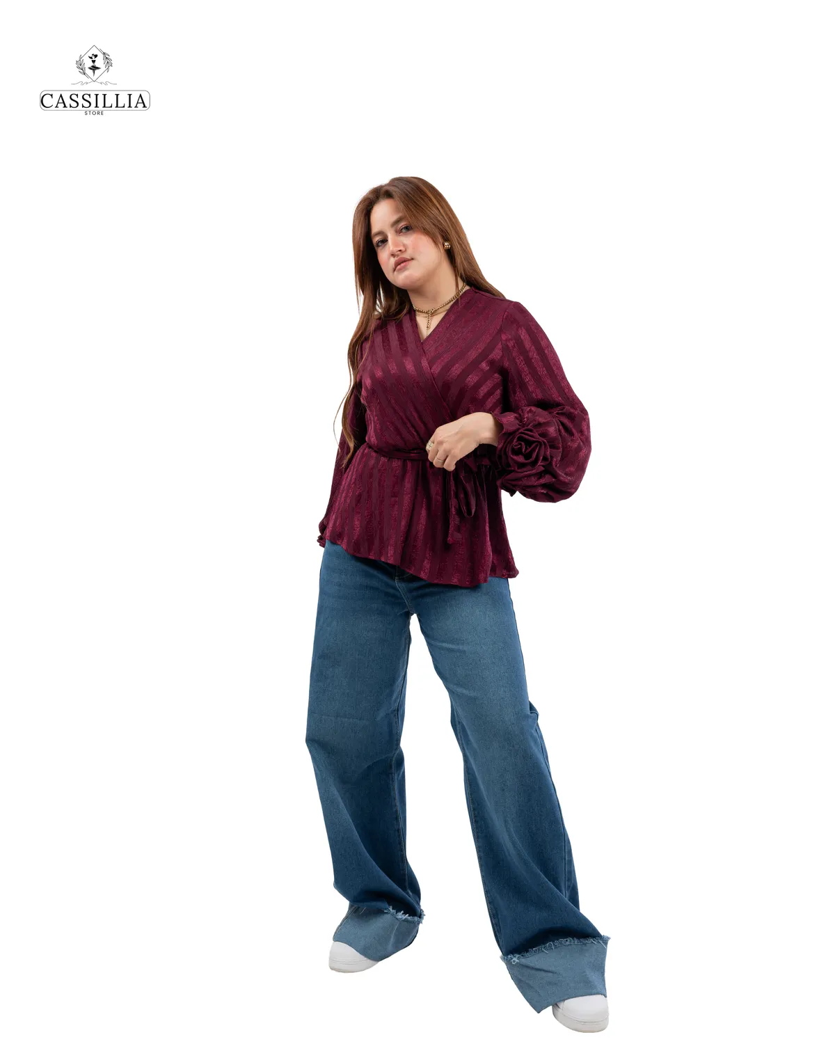 Floral Blouse With sleeves - View 6
